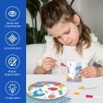 3 Paint Pens Children Didactic Toys Decorate Your Own Porcelain Plate / Mug