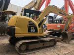 Used Komatsu PC60-8 Crawler Excavator Secondhand Komatsu 6 Ton MIDI Track Digger