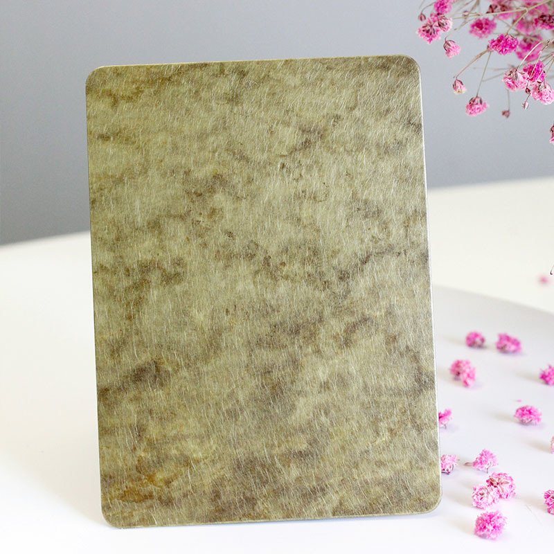 Custom Texture Antique Copper/Brass/Bronze Retro Art Design Antique Stainless Steel Sheet