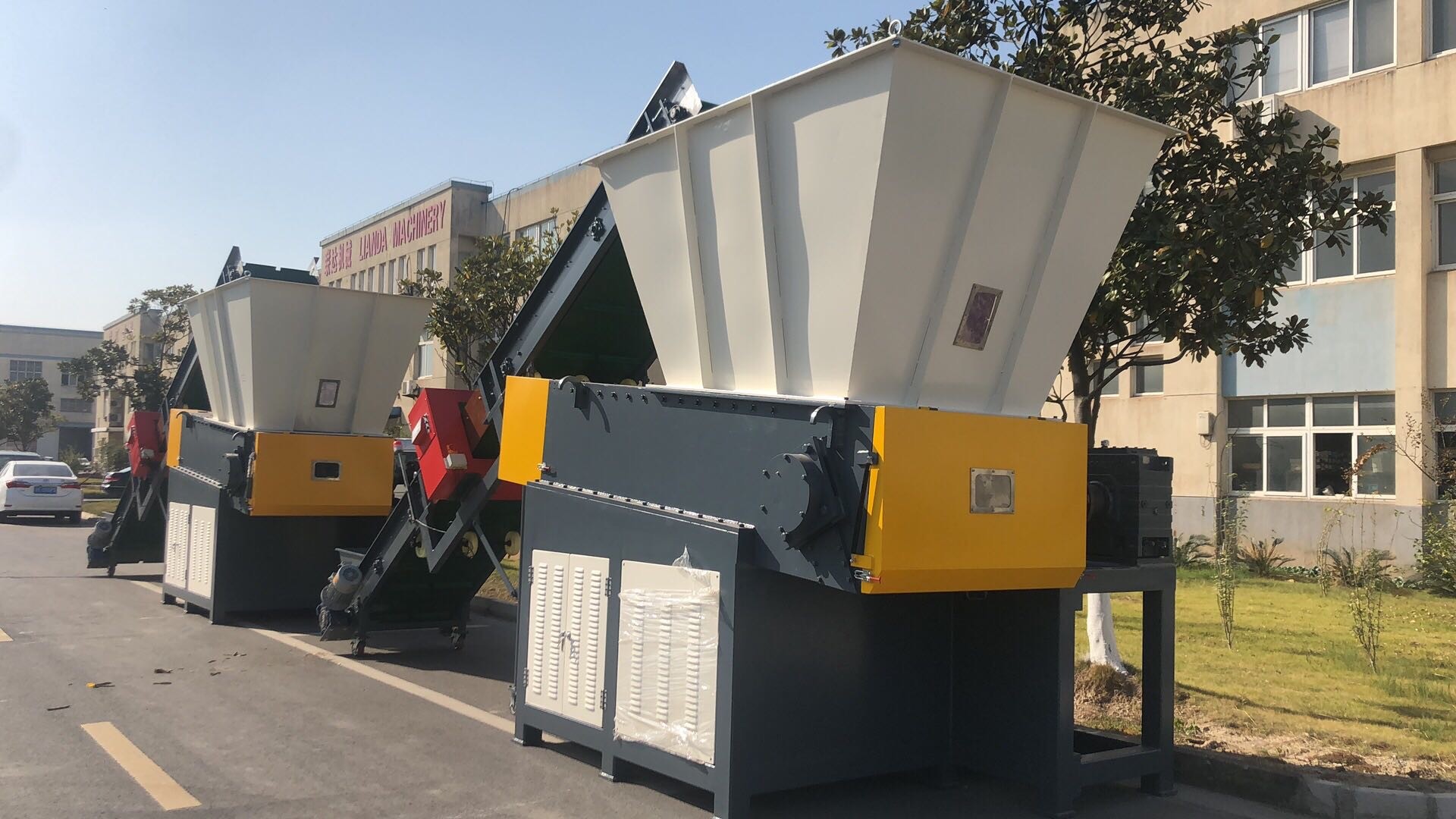 Single Shaft Jumbo Plastic Bag Shredder Machine