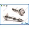 Buy cheap A2/304/410 Stainless Steel Hex Flange Head Self-tapping Wood Screw, Type 17 from wholesalers