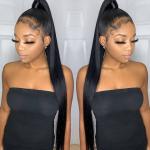 Straight Human Hair Wigs Full Lace Brazilian Hair Weave For Black Women