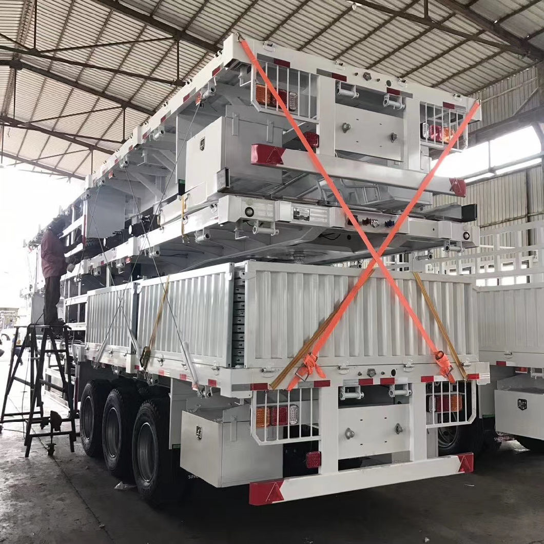 High Quality Cheap Price Sidewall Flatbed Trailer Truck Semi Trailer for Transport