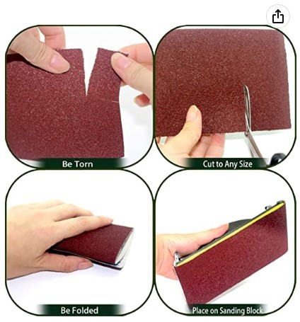 Red Aluminum Oxide Sandpaper Rolls Sanding Cloth Roll for woodworking timber