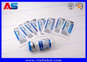 Quality Glass Bottles Peptide Tags Printing , Holographic 10ml Bottle Labels wholesale