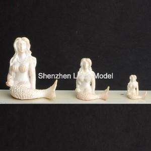 Quality fake mermaid sculpture,plastic model sculpture,doll house decoration,model accessories wholesale