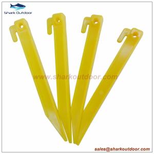 Quality 7&quot; Plastic tent stake tent accessory tent peg wholesale