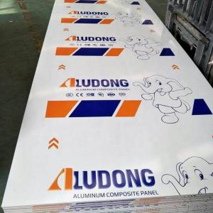 Quality Aludong Aluminum Composite Panel Factory Tour Thickness 0.05mm to 0.5mm wholesale