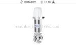 FDA Stainless steel SUS304 double acting sanitary grade pneumatic clamp