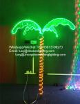 Led rope light palm tree