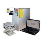 Industrial Desktop Fiber Laser Marking Machine , 30 Watt Fiber Laser Engraver