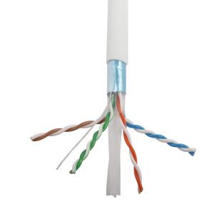 Quality Foil Shieled Cat6A FTP Cable 0.58MM 305m Drum 10G Network Cable wholesale