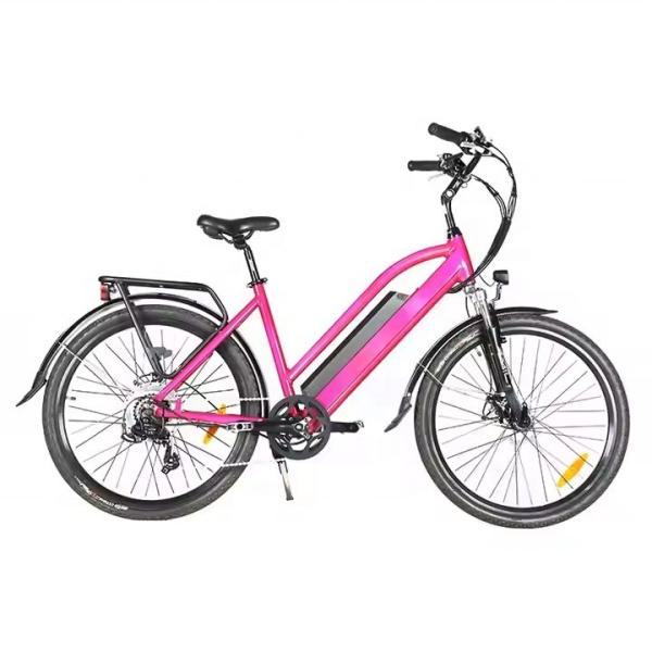 Aluminum Alloy Frame Electric City Bike 36V 10.4Ah Lithium Battery 26" Electric