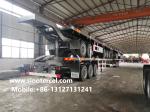3 Axle Flat Bed Semi Trailer 35-50 Tons
