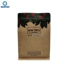Kraft Paper Coffee Food k 500g Flat Bottom Pouch