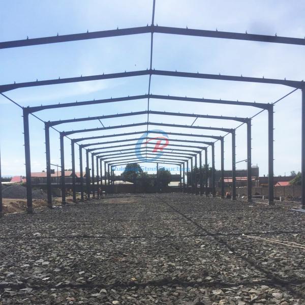 Portable PEB Steel Structure Easy Assembly / Disassembly Sustainable Steel