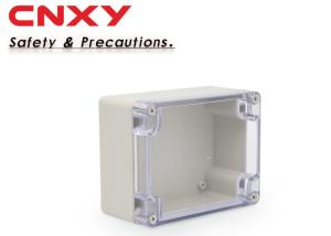 Quality ABS Material Clear Plastic Junction Box Logo Printing With Metal Screws wholesale