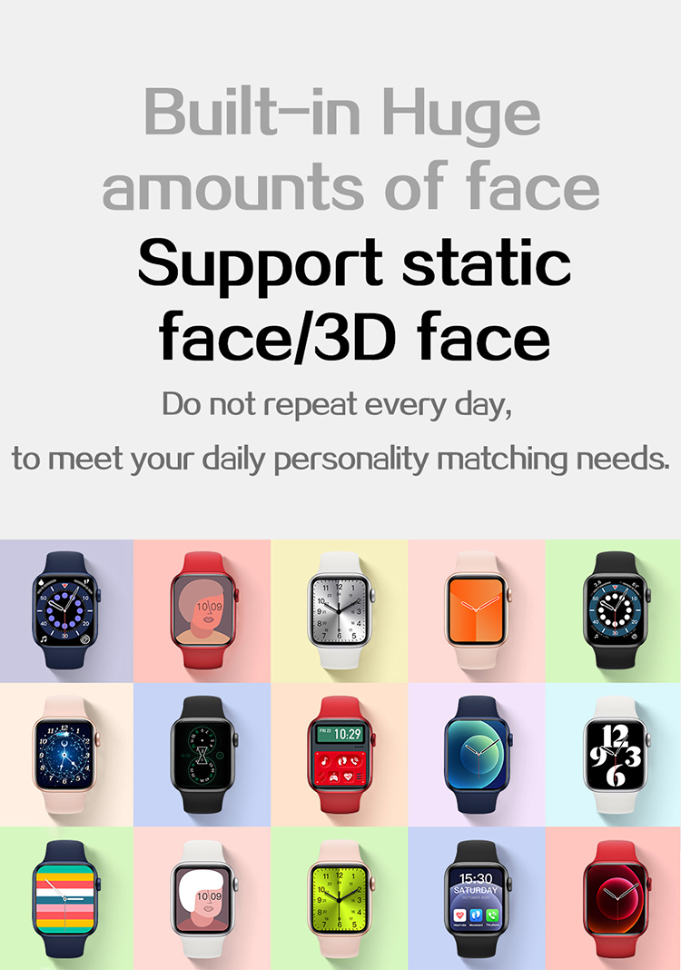 2.5D Full Touch Blood Pressure Brands AK76 Smart Watch Charging Clip Kids Games Smartwatch