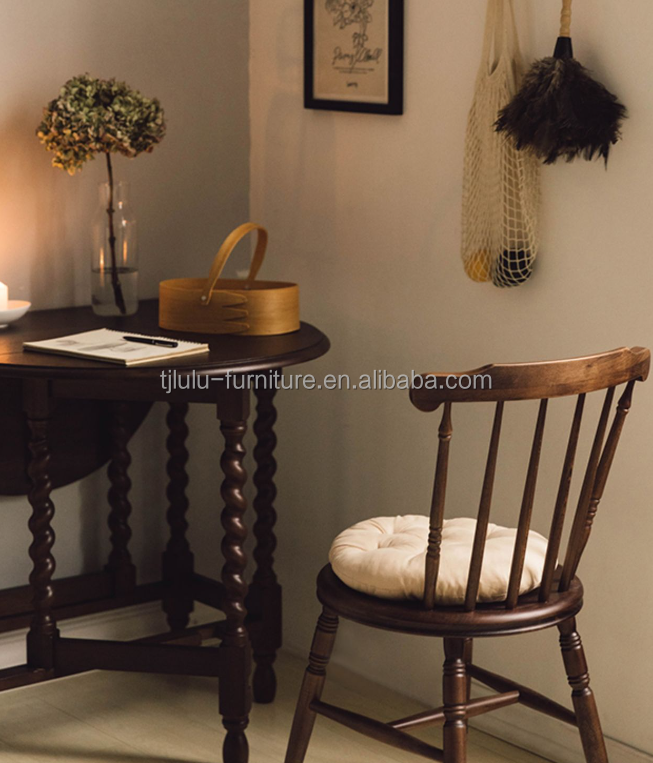 NO Folded Y Mail Packing Solid Wood Dining Chair Luxury Nordic Style Perfect for Dining Room