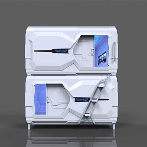 Quality Technical Space Capsule Bed , Japanese Pod Beds For Capsule Hotel Double Bed wholesale