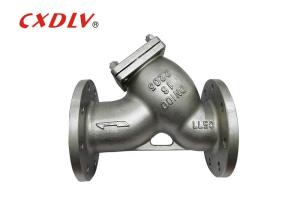 Quality Duplex Stainless Steel Y Strainer Valve CF8/CF8M DN 100 Flange Connetion wholesale