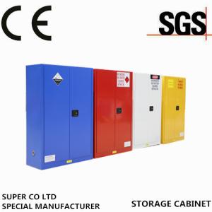Quality Yellow Powder-coated Chemical Storage Cabinet 15 Gallon Self-locking For Flammable Liquid wholesale