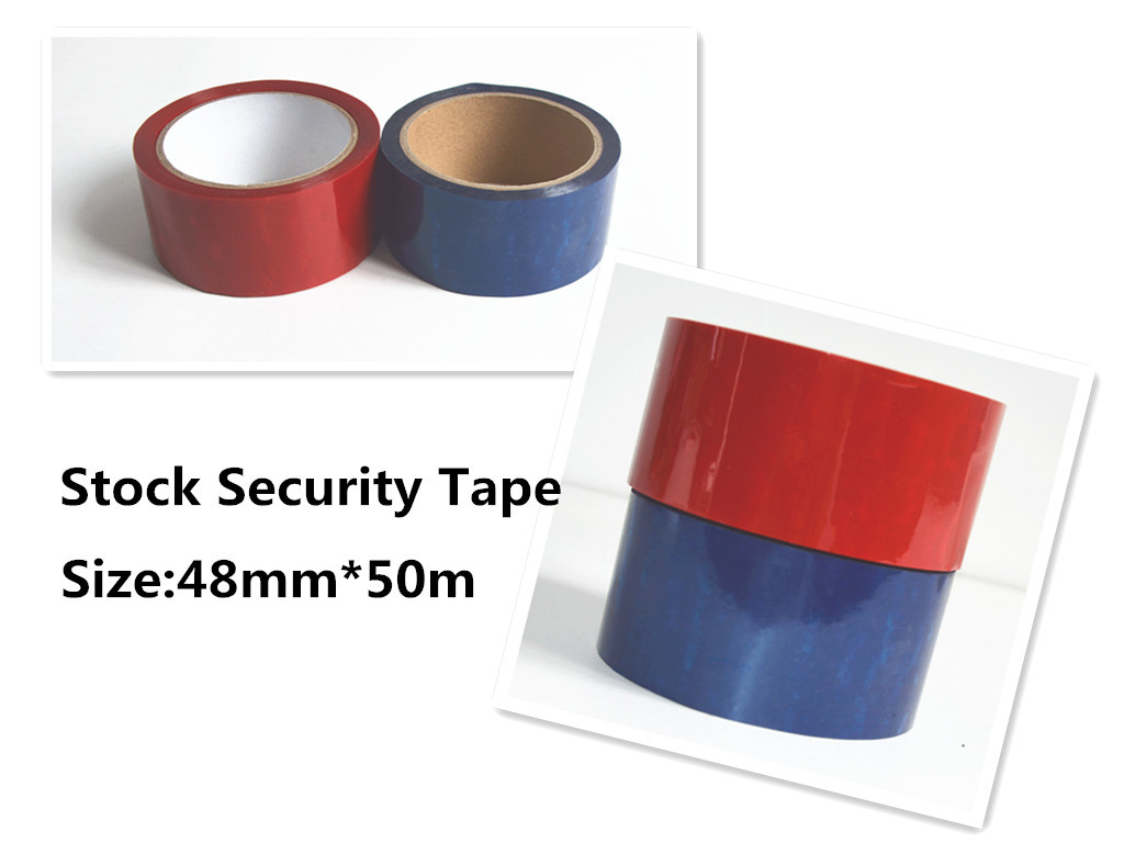 Personal Blank Safety Seal Tape , Tamper Evident Tape VOID Adhesive