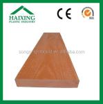 Outdoor Anti-UV Waterproof Plastic Wood Floor with Brushing Finish