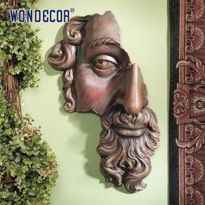 Quality Missing Face Decoration Outdoor Wall Sculpture High Durability wholesale