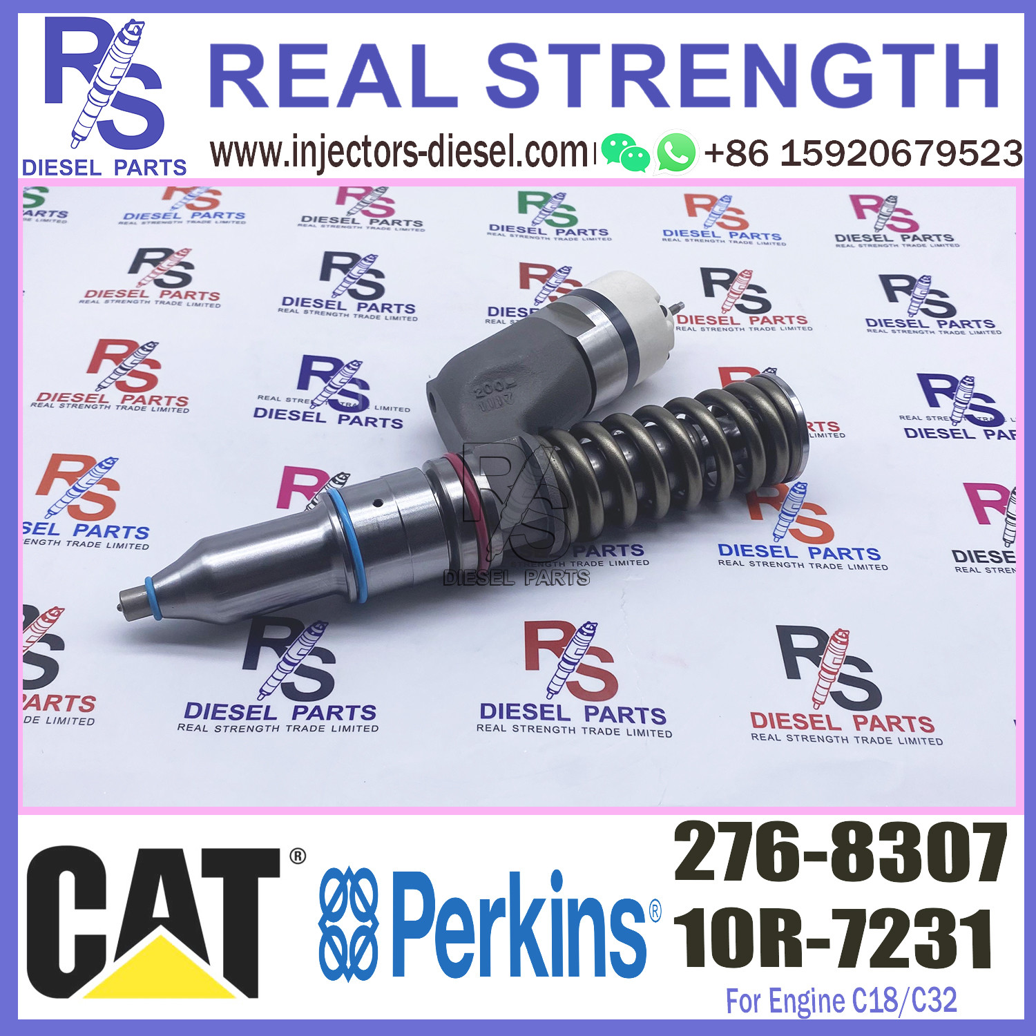 Diesel Engine Injector 276-8307 10R-7231 230-3775 235-4339 For Caterpillar C18/C32 Common Rail