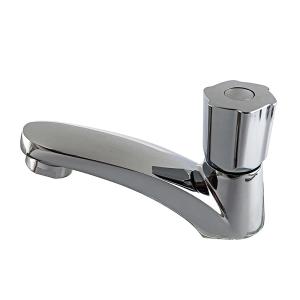 Quality Zinc Stylish Bathroom Single Cold Water Basin Taps In Chrome wholesale