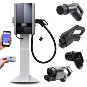Quality Commercial Level 3 DC EV Charger Station CCS Type 1 2 Combo EVSE Wallbox 30KW wholesale