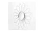 Living Room Silver House Hanging Silver Flower Mirror