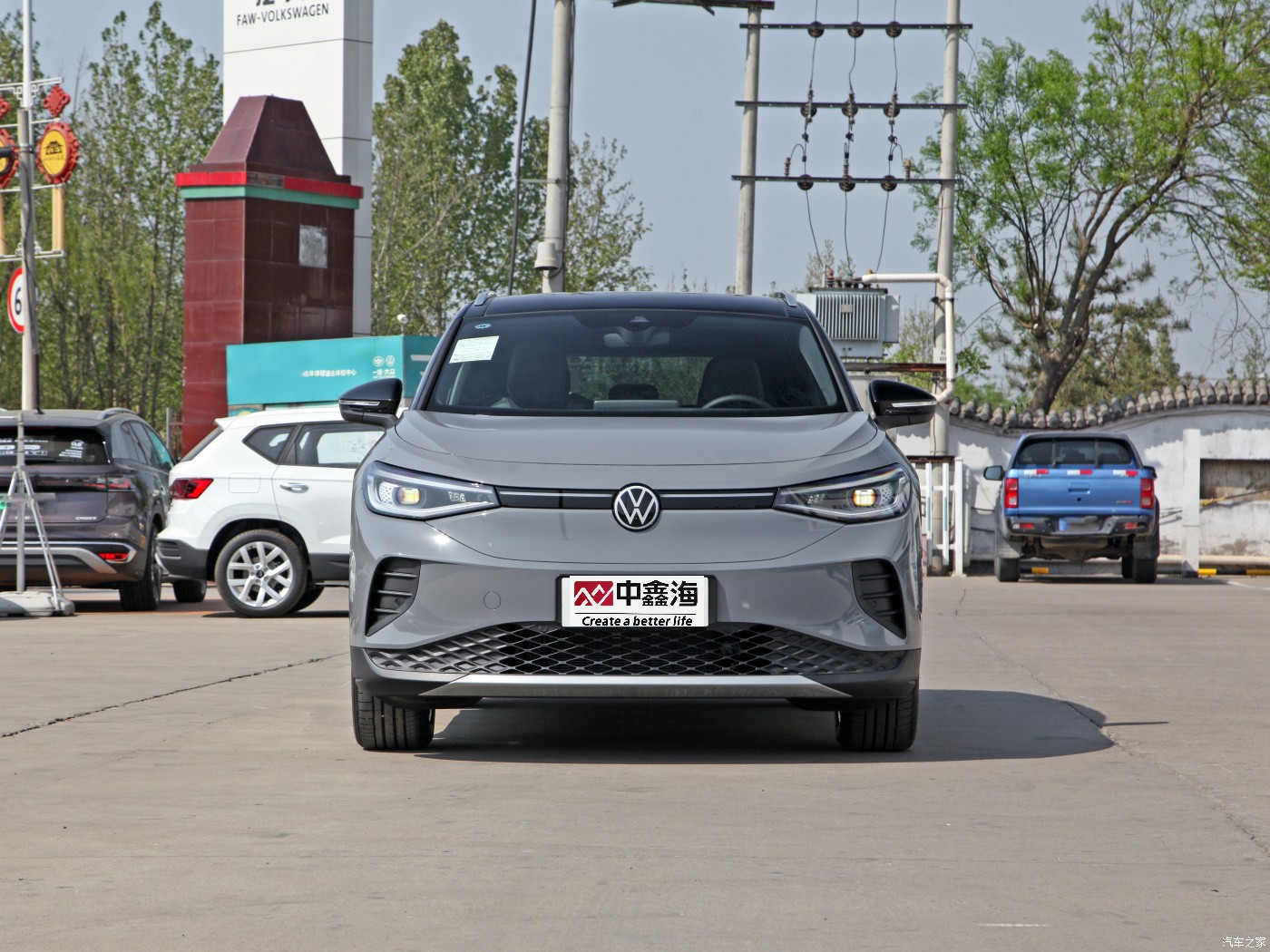 2022 NEW VW electric car ev car ID4 Crozz Pro long battery life Vehicles black roof