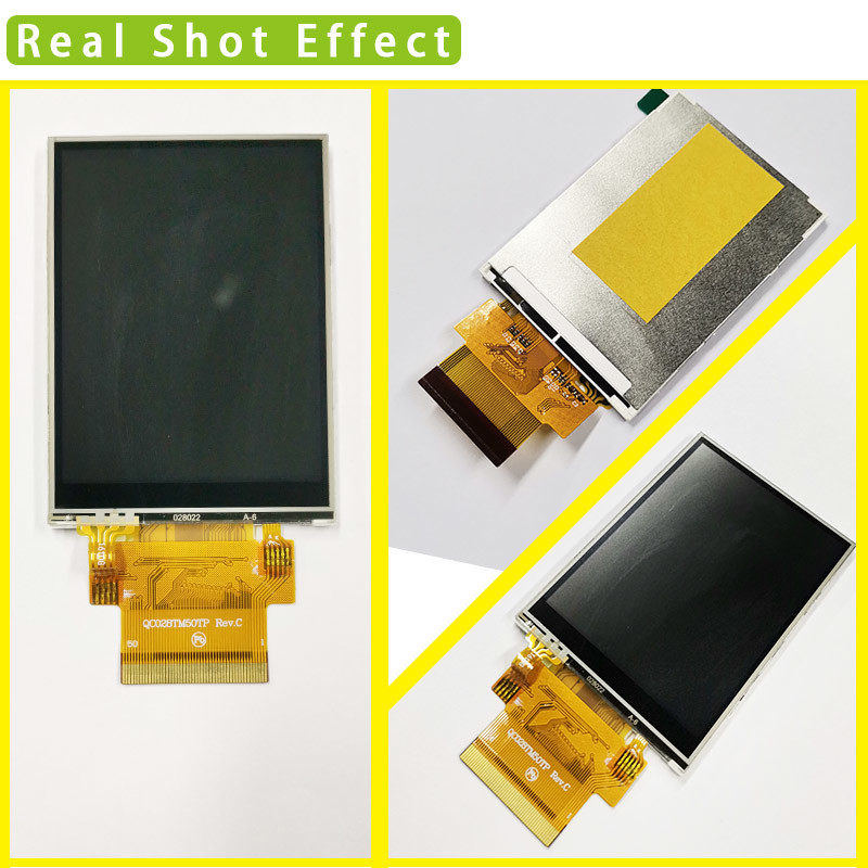 240x320 Touch LCD Screen 2.8 Inch 50pin With Resistive Touch Panel