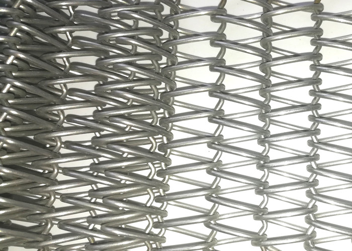 0.5mm-2.0mm Wire Diameter Spiral Wire Mesh With SGS Certificate / Width 0.5m-2.0m