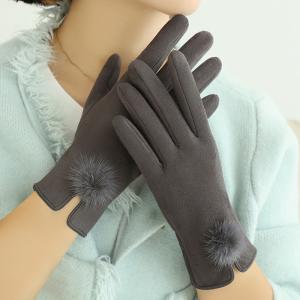 Quality Mittens Suede Lady Driving Gloves 23cmx16cm For Women Winter wholesale