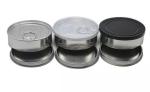 Air Tight Small Round Metal Tin Cans For Food Hand Seal Tin Box