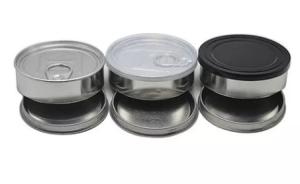 Quality Air Tight Small Round Metal Tin Cans For Food Hand Seal Tin Box wholesale