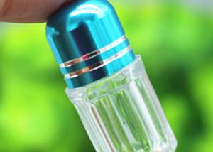 Quality Cylinder 11mm Capsule Packaging Bottles With Metal Cap wholesale