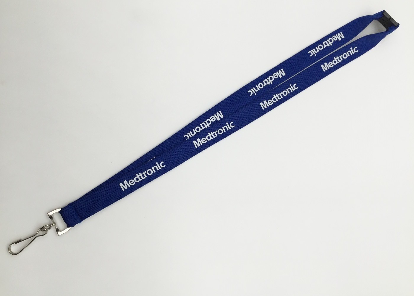 durable orange stylish custom tuber polyester lanyard with metal hook