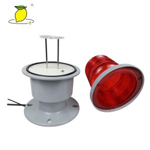 Quality IP65 Solar Powered Aviation Obstruction Light , LED Aircraft Warning Lights wholesale