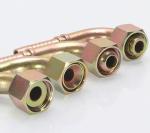 20491 Carbon/Stainless Steel Hydraulic Crimping Hose Fitting Female Metric 24
