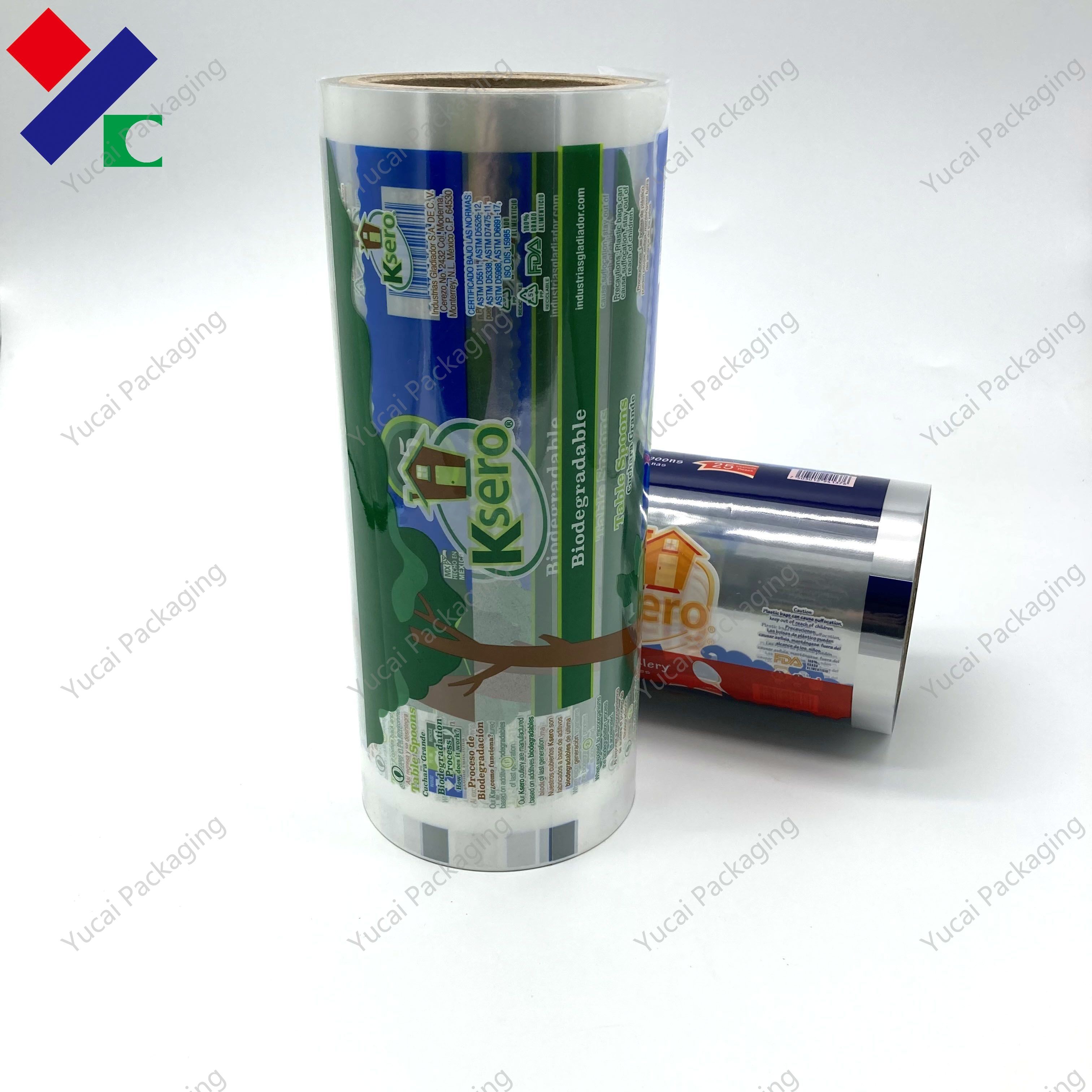 FDA Food Packaging Film Roll Bopp Cpp Transparent Lamination Plastic Roll