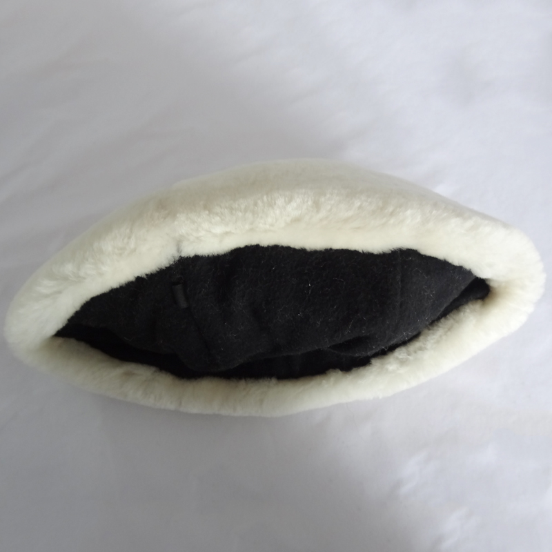 Hot selling cheap lining American cotton 6 panal shearling hat