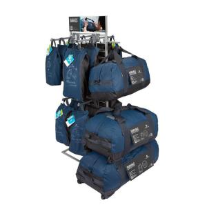Quality Customized Clothing Display Racks Metal Grid Display Rack For Climbing Backpack wholesale