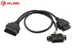 OBD OBDII Male to BMW OBD2 Female and OBD2 Female Split Y Cable