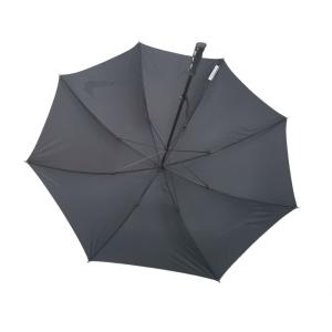 Quality Carry Bag Custom Logo Golf Umbrellas Black Fiberglass Frame 190T Pongee Fabric wholesale