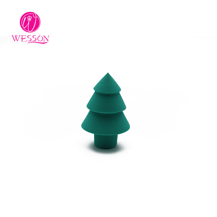 Wesson Multicolor Tree Shaped Makeup Beauty Sponge