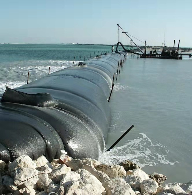 30m Sludge Dewatering Non Woven Geo Bags Silt Bags For Dredging